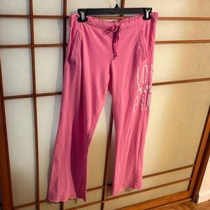 PINK Victoria's Secret Cozy Pink Sweatpants Vintage Small Petite